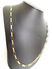 Cordão Corrente Masculina Ouro 18k 750 Grossa 60cm Cadeado