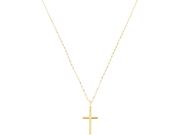 Cordão Corrente Masculina Ouro 70cm + Pingente Crucifixo Ouro 18k Cadeado