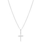 Cordão Corrente Piastrine 60cm Pingente Crucifixo Prata 925 Cordão Corrente Piastrine 60cm Pingente Crucifixo Prata 925