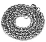 Cordão Corrente Trança em Aço Inox 316L Cordão Corrente Trança em Aço Inox 316L