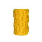 Cordão de Algodão Trancelim 5mm para Artesanato e Macramê Amarelo Cordão de Algodão Trancelim 5mm para Artesanato e Macramê Amarelo