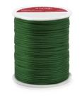 Cordão de cetim 1mm arte punto cd001 cor 154 verde escuro 50 metros