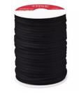 Cordão de cetim 4mm arte punto cd001 cor 016 preto 40 metros