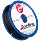 Cordão de chicoteamento encerado Robline 0,8 mm x 40 m - preto