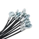 Cordão de corda de arame Bytiyar, aço galvanizado, 20 cm, 10 unidades