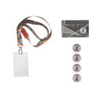Cordão De Identificação Autista + Adesivo Para Documento