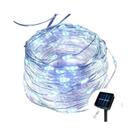 Cordão De Luz Solar À Prova d'Água Para Exterior Com 8 Modos, Fio De Cobre, Luz De Natal Para Jardim