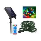 Cordão De Luz Solar LED Para Exterior 100M 50M 30M 20M 10M Decoração De Natal, Festas, Jardim E Cordão De Luz Solar LED Para Exterior 100M 50M 30M 20M 10M Decoração De Natal, Festas, Jardim E