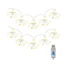 Cordão De Luzes LED USB Com 100 LEDs, 8 Modos, Luzes De Fada Para Decoração De Casamento E Feriados Cordão De Luzes LED USB Com 100 LEDs, 8 Modos, Luzes De Fada Para Decoração De Casamento E Feriados