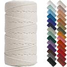 Cordão de macramê de algodão NOANTA 3mm x 201m Corda bege