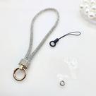 Cordão de Mão com glitter Para Capa de Celular ,curto para usar no Pulso , Ant-Perda corrente móvel