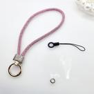 Cordão de Mão com glitter Para Capa de Celular ,curto para usar no Pulso , Ant-Perda corrente móvel