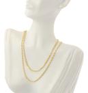 Cordão De Ouro 18k Feminino Corrente Cadeado 1.7 70 Cm Colar Cordão De Ouro 18k Feminino Corrente Cadeado 1.7 70 Cm Colar
