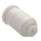Cordão de rosca The Beadsmith Pure Silk Cord branco tamanho F 128m