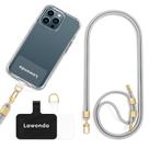 Cordão de telefone Lawonda Universal Crossbody Anti-Theft Grey Cordão de telefone Lawonda Universal Crossbody Anti-Theft Grey