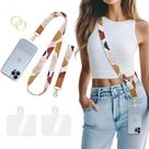 Cordão de telefone Piefly ajustável, alça abstrata boho