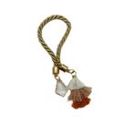 Cordão Decorativo - Dourado Pompom Triplo - 32cm - 1 unidade - Rizzo Cordão Decorativo - Dourado Pompom Triplo - 32cm - 1 unidade - Rizzo