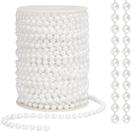 Cordão decorativo Pearl Garland Chffcuh 6 mm branco 24 m