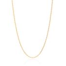 Cordão Elo Cadeado Banhado a Ouro Med. 70 Cm Rommanel 532595
