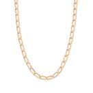 Cordão Elo Groumet Banhado a Ouro Med. 50 Cm Rommanel 532589