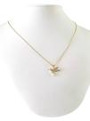 Cordão Feminino 1mm Beija-flor - Banhado a Ouro 18k
