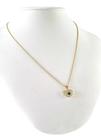 Cordão Feminino 1mm Coração Pedra Preta - Banhado a Ouro 18k