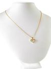 Cordão Feminino 1mm Coração Vazada Cravejado Banhado a Ouro Cordão Feminino 1mm Coração Vazada Cravejado Banhado a Ouro