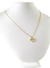 Cordão Feminino 1mm Coração Vazada Cravejado Banhado a Ouro Cordão Feminino 1mm Coração Vazada Cravejado Banhado a Ouro