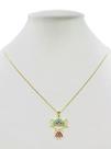 Cordão Feminino 1mm Menino Colorido - Banhado a Ouro 18k