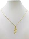 Cordão Feminino 1mm Serpente (cobra) - Banhado a Ouro 18k Cordão Feminino 1mm Serpente (cobra) - Banhado a Ouro 18k