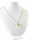 Cordão Feminino 1mm Tigresa Cravejado - Banhado a Ouro 18k