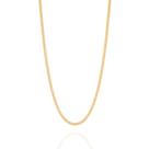 Cordão Feminino Banhado a Ouro 18k Fio Grumet Lixado 530294