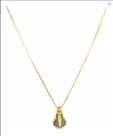 Cordão Feminino Cravejado Banhado A Ouro 18k Luxo