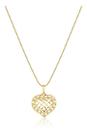 Cordão Feminino De Ouro 18k Com Pingente Coração