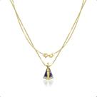 Cordão Feminino Ouro 18k + 1 Pingente Ns Aparecida