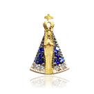 Cordão Feminino Ouro 18k + 1 Pingente Ns Aparecida