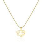 Cordão Feminino Ouro 18k Com Pingente Menina