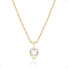 Cordão Feminino Ouro 18k + Pingente Corações