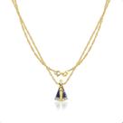 Cordão Feminino Ouro 18k + Pingente N S Aparecida 40cm Cordão Feminino Ouro 18k + Pingente N S Aparecida 40cm