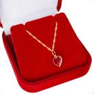 Cordão Feminino Ouro 18k Ponto De Luz Coração 6mm Cordão Feminino Ouro 18k Ponto De Luz Coração 6mm