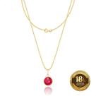 Cordão Feminino Ouro 18k + Ponto De Luz
