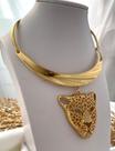 Cordão Feminino tigre luxo banhado a ouro 18k Cordão Feminino tigre luxo banhado a ouro 18k