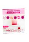 Cordão Festivo Guirlanda Candy Fancy Girl Com 4 Metros Rosa