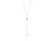 Cordão gravata folheado a ouro BRANCO 531704 Rommanel