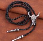Cordão Gravata Pingente Buffalo Boi Cowboy