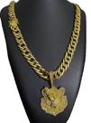 Cordão Grumet 15mm Fecho Mão Orando + Pingente Banhado Ouro Cordão Grumet 15mm Fecho Mão Orando + Pingente Banhado Ouro