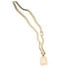 Cordão Grumet 3mm Banhado 18k Letra K