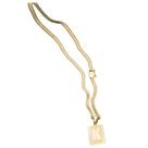 Cordão Grumet 3mm Banhado 18k Letra K
