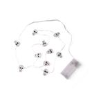 Cordão LED Taschibra Halloween 10 Caveiras Brancas 2x AA