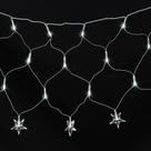 Cordão Luminoso Leds Taschibra Rede Estrela 3m 100 Led 110v 6500k Luz Fria